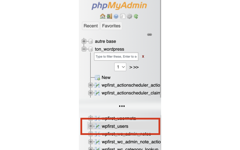 phpmyadmin-table-user phpmyadmin-table-user